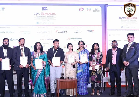 Educators receiving certificates during an EduLeaders educational award ceremony event today