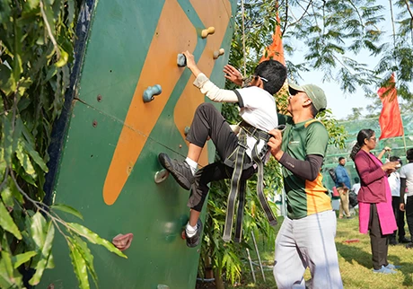 Students participating in school activities that support learning and overall development.