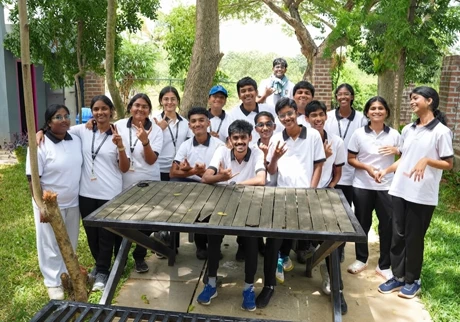 Students participating in extracurricular activities to develop skills and confidence daily