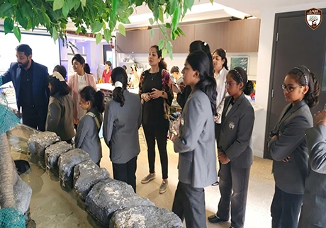 School students participating in an international educational trip to Hong Kong together now